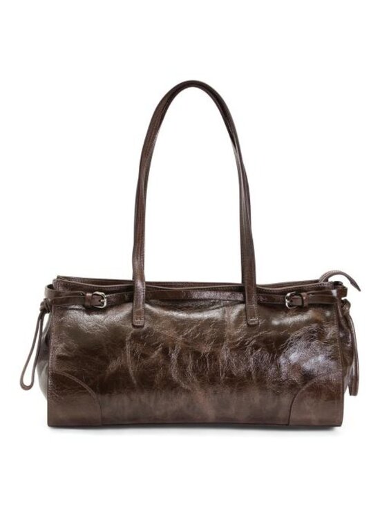 Cavalcanti Handbags - CAVALCANTI Made In Italy Leather East West Satchel Belt Detail